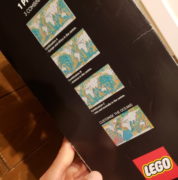 LEGOレゴアートワールドマップ