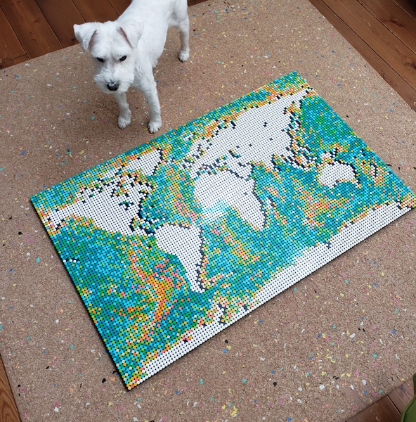 LEGOレゴアートワールドマップ