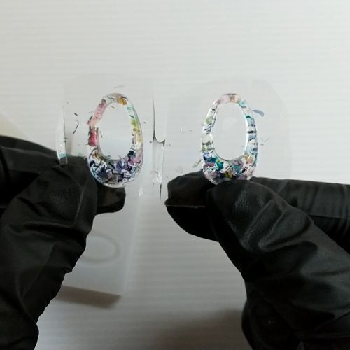 ドライフラワーのフープパーツを作る
