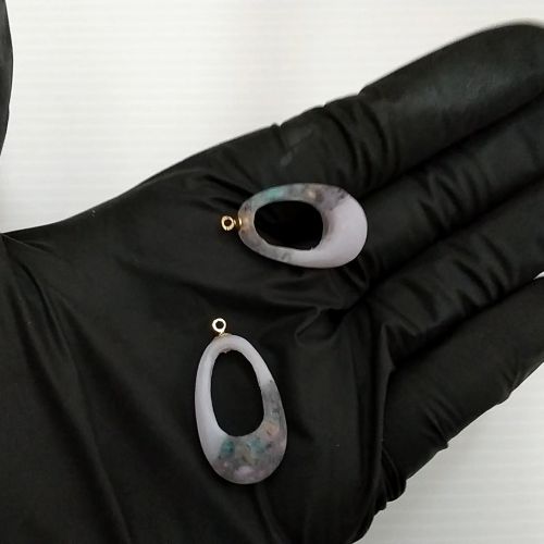 ⑤全体をヤスリがけしてヒートンを接着する