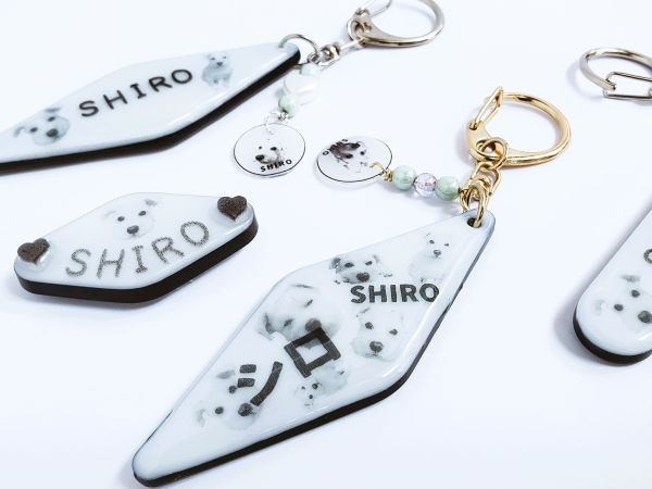 ペットや子どもの写真を使ったレジンキーホルダーに必要な材料・道具