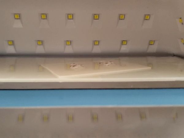 ②シリコンマットを敷いてパーツを作る