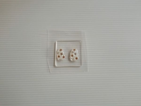 ②シリコンマットを敷いてパーツを作る
