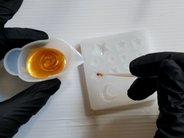 ②星型のパーツを作る