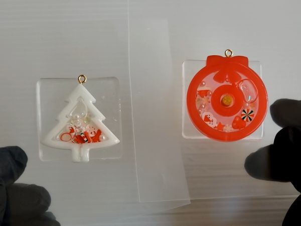 ⑤オイルを注入して穴をふさぐ