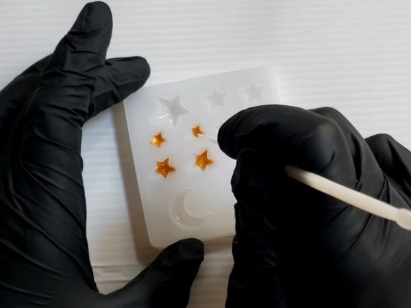 ②星型のパーツを作る