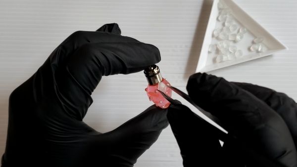 ①いちごパーツを作る