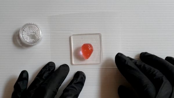 ①いちごパーツを作る