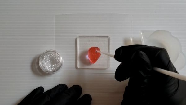 ①いちごパーツを作る