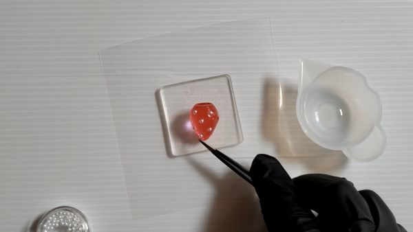 ①いちごパーツを作る