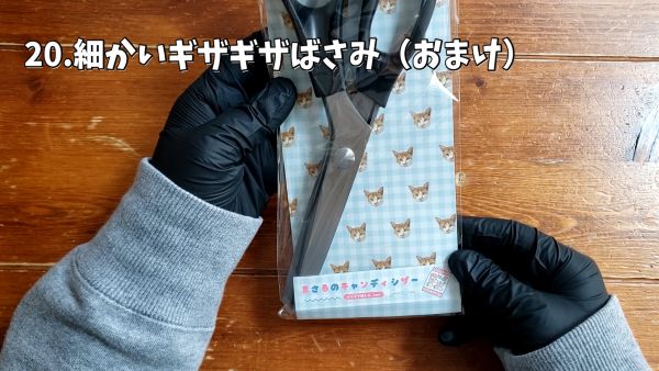 20.細かいギザギザばさみ（おまけ）