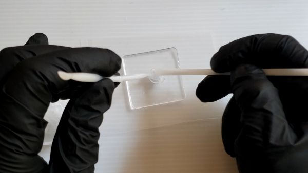 ②ふわふわかき氷のベースを作る