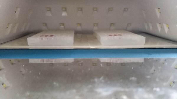 ①9色のキューブパーツを作る