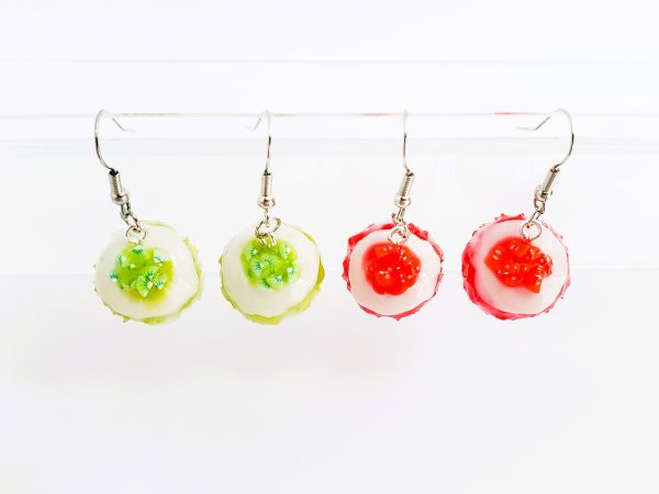 リアルなふわふわかき氷ピアスの作り方